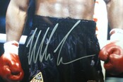 IRON MIKE TYSON HEAVY WEIGHT BOXING CHAMP SIGNED 8X10 CUSTOM FRAMED