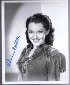 ADRIAN BOOTH, ACTRESS DECEASED SIGNED 8X10 PLAYED MATA HERRING NAZI SPY
