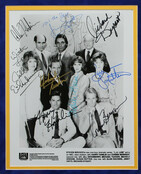 LA LAW CAST HAMLIN, BERSEN, EIKENBERRY, TUCKER SIGNED CUSTOM FRAMED 9 SIGS !