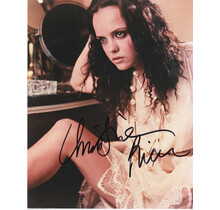 CHRISTINA RICCI AUTOGRAPHED SIGNED 8X10 PRESS PHOTO FREAKED OUT PIC WITH COA