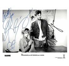 KIM BASINGER AND JEFF BRIDGES IN THE FILM "NADINE" STUDIO PUBLICITY PHOTO W/COA