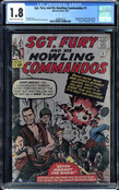 SGT FURY & HIS HOWLING COMMANDOS #1 CGC 1.8 CGC #2088893018
