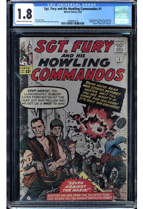 SGT FURY & HIS HOWLING COMMANDOS #1 CGC 1.8 CGC #2088893018