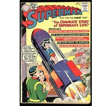 Superman #146 Good/Very Good Superman's Life Story 10¢ cover