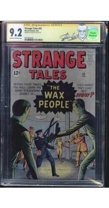STRANGE TALES #93 CGC 9.2 SIG SERIES STAN LEE SIGNED CGC #0351065024