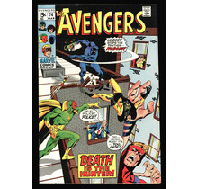 AVENGERS #74 VS. THE BLACK PANTHER, SOLID NEAR MINT, VISION WASP