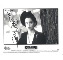 KRISTIN SCOTT THOMAS FROM THE FILM "RICHARD III" SIGNED 8 X 10 PUBLICITY PHOTO