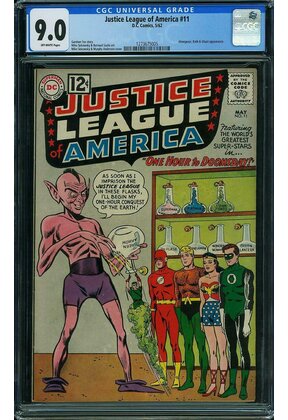JUSTICE LEAGUE OF AMERICA #11 CGC 9.0 ABNEGEZAR, RATH & GATH APP #1273675005