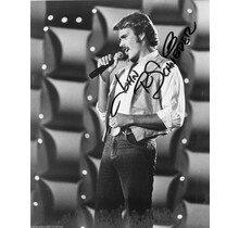 JOHN SCHNEIDER AUTOGRAPHED SIGNED 8X10 DUKES OF HAZZARD AT THE MIC