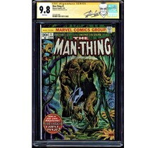 MAN-THING #1 CGC 9.8 WHITE SS STAN LEE 2ND APP OF HOWARD THE DUCK #0351061009
