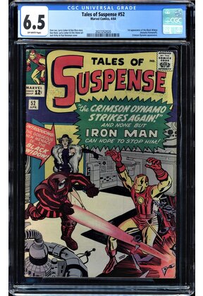 TALES OF SUSPENSE #52 CGC 6.5 1ST APP OF BLACK WIDOW #2027252020