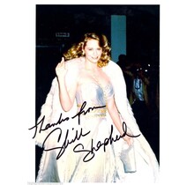 CYBILL SHEPHERD AUTOGRAPHED SIGNED 8X10 PHOTO (IN BIG GOWN) WITH COA
