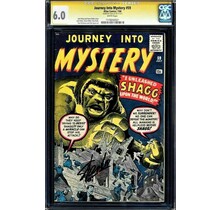 JOURNEY INTO MYSTERY #59 CGC 6.0 WHITE PAGES SS STAN LEE CGC #1118242021