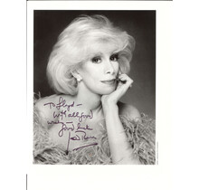 JOAN RIVERS FUR TOP SIGNED PHOTO AUTOGRAPHED W/COA 8X10