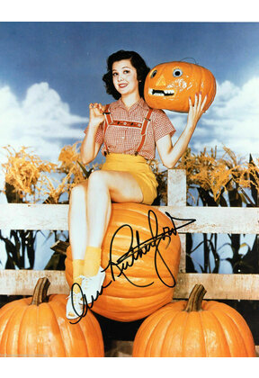 ANN RUTHERFORD SIGNED SCARLETT'S SISTER 8X10 GREAT PHOTO GONE WITH THE WIND COA