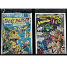 SHOWCASE LOT OF 2, SPACE RANGER AND THE INFERIOR FIVE #16 AND #62