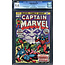 CAPTAIN MARVEL #28 CGC 9.4 WHITE PAGES AVENGERS AND THANOS COVER #0211038003