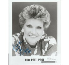 PATTI PAGE AUTOGRAPHED SIGNED PHOTO (8X10) DECEASED 8317