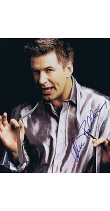 ALEC BALDWIN, ACTOR AUTOGRAPHED 8X10 PHOTO WITH COA