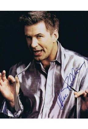 ALEC BALDWIN, ACTOR AUTOGRAPHED 8X10 PHOTO WITH COA