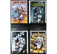 LADY DEATH #3 1ST PRINT AND BETWEEN HEAVEN AND HELL #1 REG AND PREMIUM #2