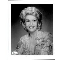 DEBBIE REYNOLDS, ACTRESS DECEASED SIGNED PHOTO 8X10 WITH COA JSA #R66846