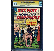 SGT FURY & HIS HOWLING COMMANDOS #5 CGC 8.5 OWW SS STAN LEE CGC #1283488003