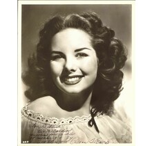 COLEEN EVANS TOWNSEND, 40's GORGEOUS MOVIE ACTRESS SIGNED PHOTO W/COA 8X10
