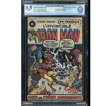 L'INVINCIBLE IRON MAN #10 (#55) 1972 FRENCH CANADIAN VARIANT CBCS 3.5