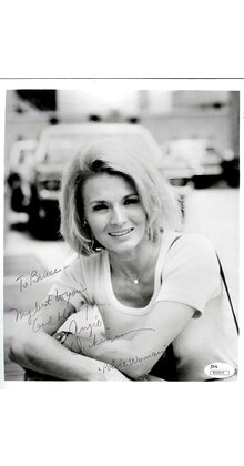 ANGIE DICKINSON SIGNED INSCRIBED "POLICE WOMAN" 8X10 JSA COA #R66814