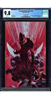 AMAZING SPIDER-MAN #799 2018 CGC 9.8 OWW PAGES CGC #2000953001 RED GOBLIN