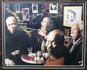 2000 SHAFT MOVIE CAST 4 SIGNATURES, SAMUEL JACKSON, RICHARD ROUNDTREE ++