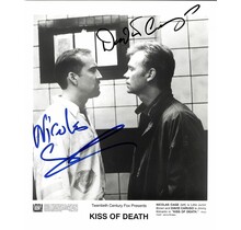 NICOLAS CAGE & DAVID CARUSO FROM THE FILM "KISS OF DEATH" PUBLICITY PHOTO W/COA