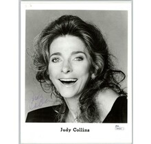 JUDY COLLINS, SINGER SIGNED INSCRIBED 8X10 JSA AUTHENTICATED COA #44643