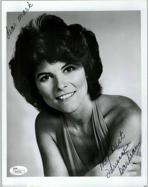 ADRIENNE BARBEAU, ACTRESS SIGNED 8X10 JSA AUTHENTICATED COA #N50182