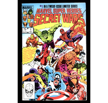 Marvel Super Heroes SECRET WARS #1 1st Print (Blue Galactus Variant)