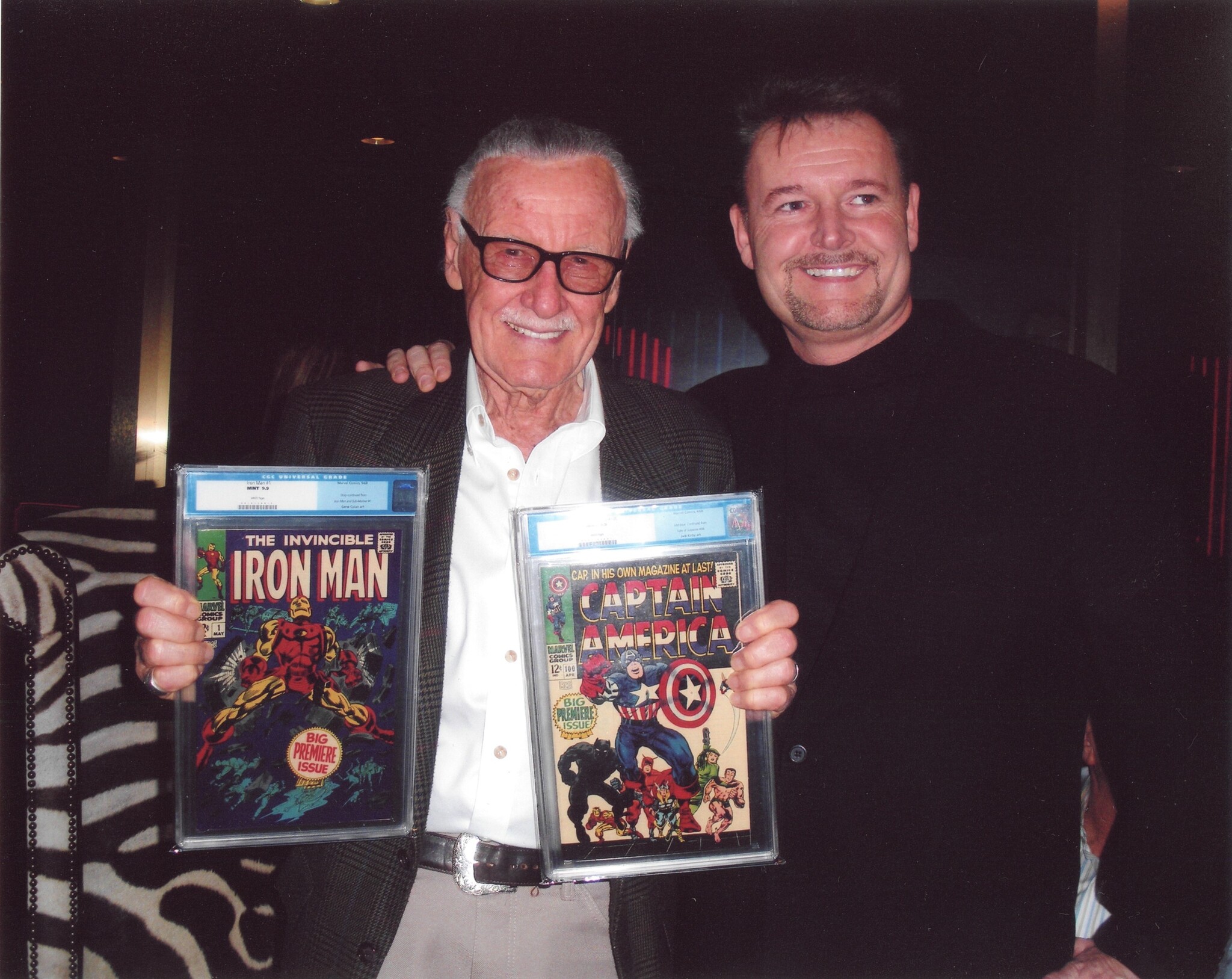 CEO Darren Adams with Stan Lee