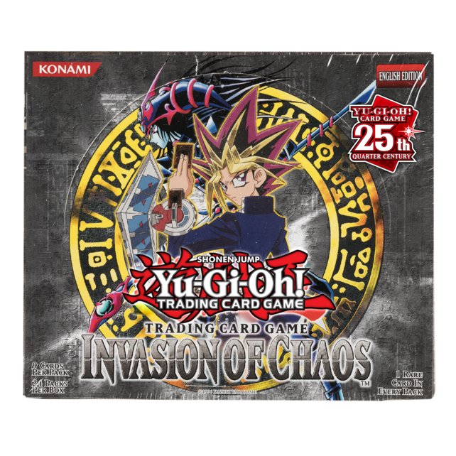 YUGIOH INVASION OF CHAOS 25TH ANNIVERSARY BOOSTER BOX