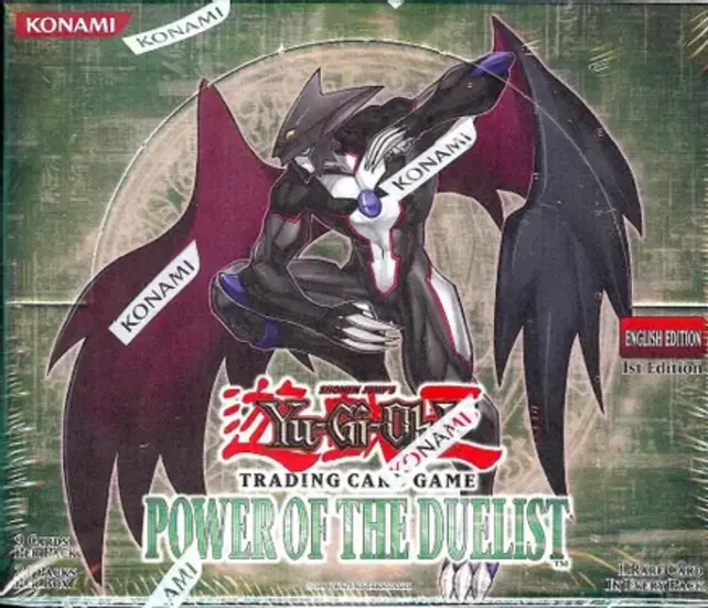 YUGIOH POWER OF THE DUELIST 1ST ED BOOSTER BOX
