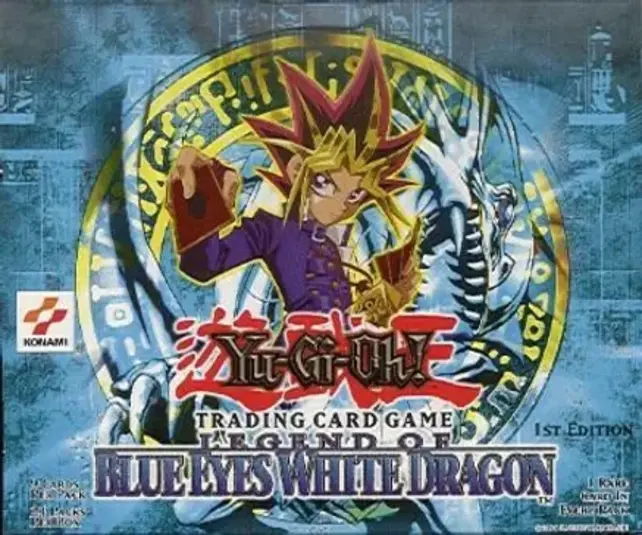 YUGIOH LEGEND OF BLUE EYES WHITE DRAGON 1ST BOOSTER BOX