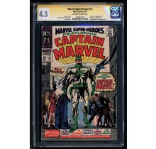 MARVEL SUPER-HEROES #12 CGC 4.5 SS  STAN LEE ORG & 1ST CAPT. MARVEL CGC #1206677018