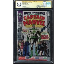 MARVEL SUPER-HEROES #12 CGC 6.5 SS  STAN LEE ORG & 1ST CAPT. MARVEL CGC #1206553003
