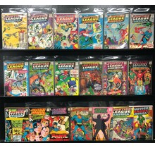 JUSTICE LEAGUE OF AMERICA BEAT BUT COMPLETE SET 16 ISSUES INCLUDES REINTRO JLA
