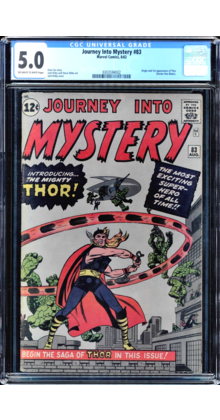 JOURNEY INTO MYSTERY #83 CGC 5.0 OFF-WHITE TO WHITE #0303594002