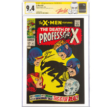 X-MEN #42 CGC 9.4 WHITE SS 2X's STAN LEE, ROY THOMAS SINGLE HIGHEST #1428410020