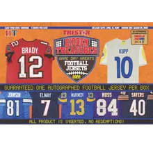 2022 TRISTAR HIDDEN TREASURES GAME DAY GREATS FOOTBALL JERSEY BOX