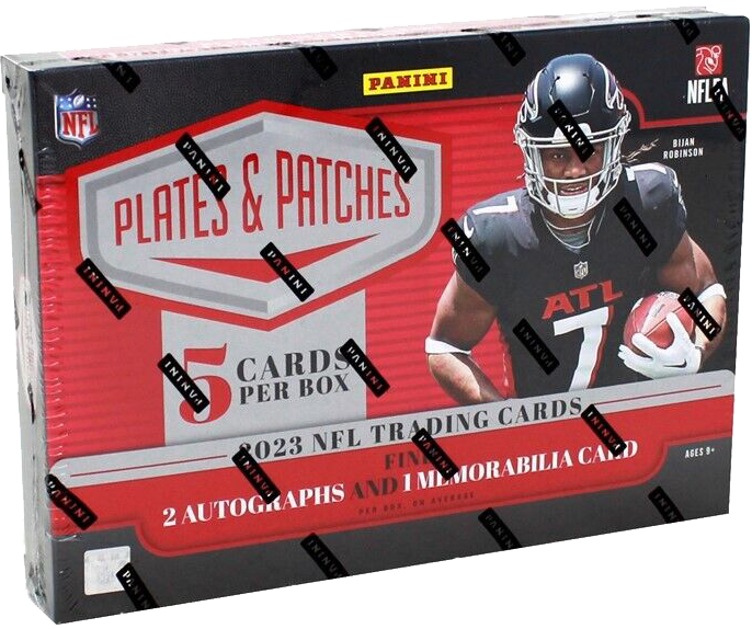 2023 PANINI PLATES AND PATCHES FOOTBALL HOBBY BOX