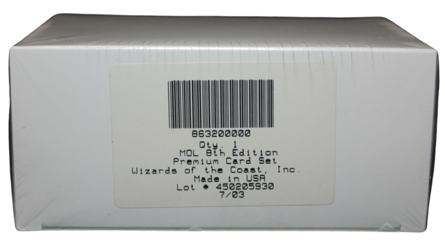 8th Edition FOIL Complete Set ALL FOIL CARDS Factory Sealed MOL MTG Magic