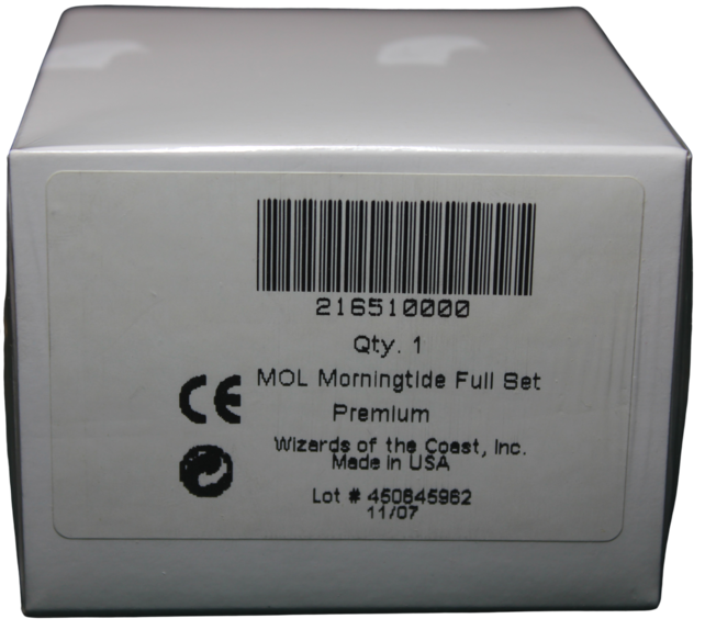 Morningtide FOIL Complete Set ALL FOIL CARDS Factory Sealed MOL MTG Magic