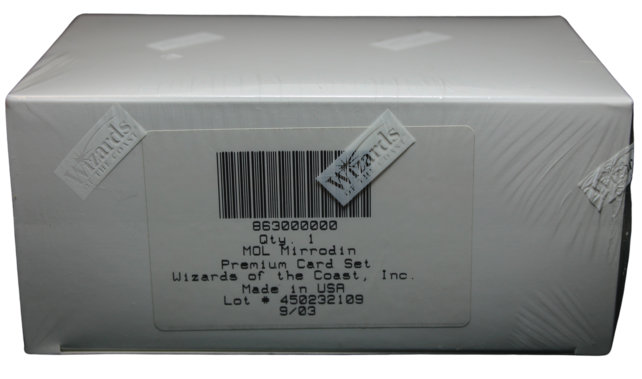 MIRRODIN  FOIL Complete Set ALL FOIL CARDS Factory Sealed MOL MTG Magic